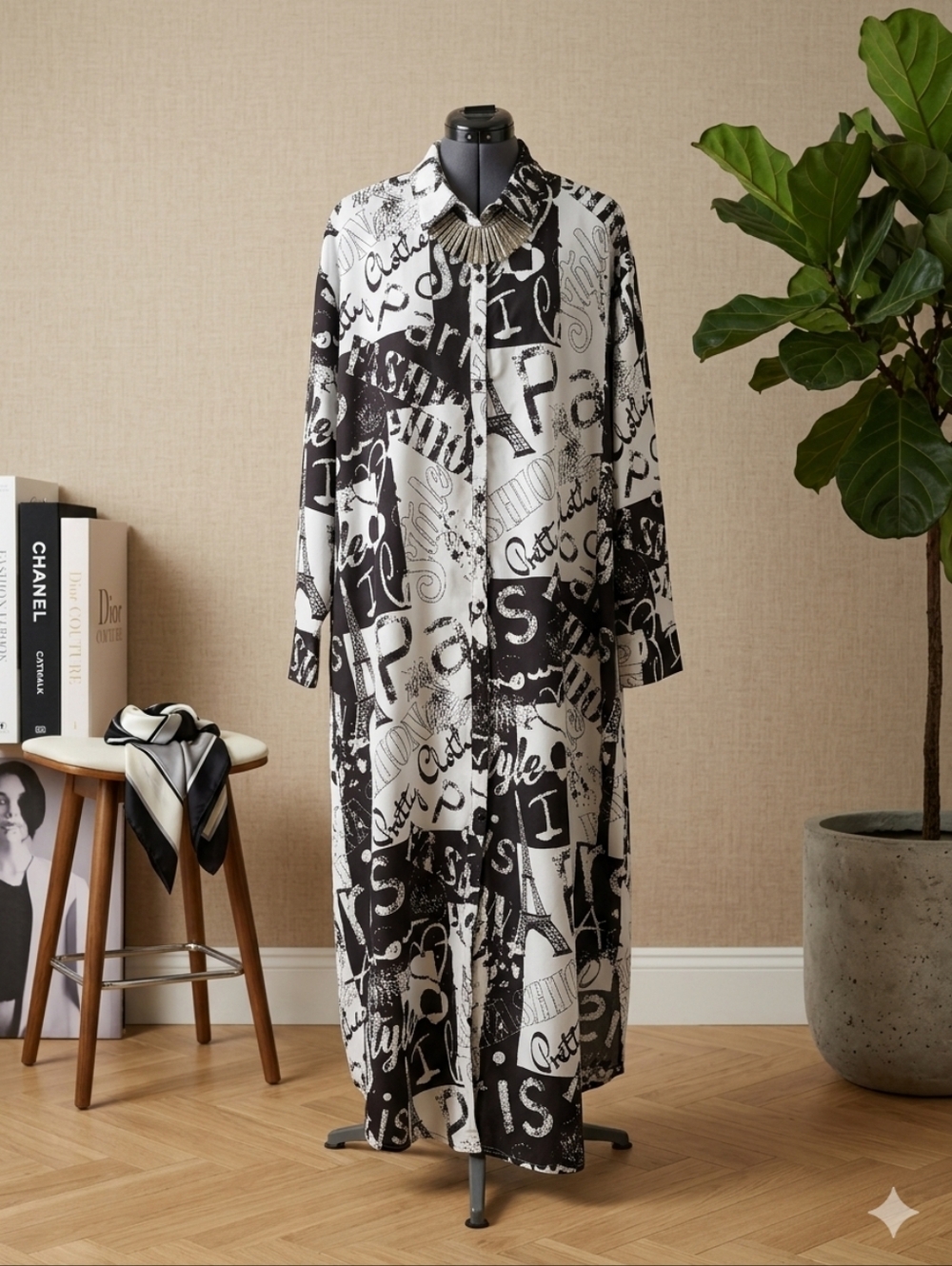 Living for Truth Paris Shirt Dress